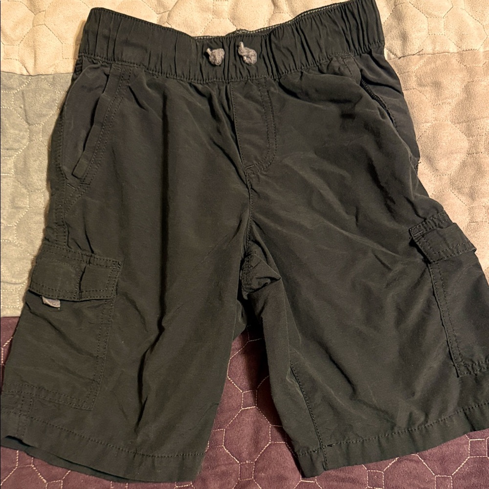 Urban Pipeline Boys Black Cargo Shorts (drawstring)